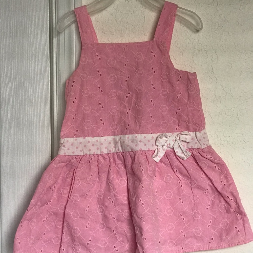 Pink Sleeveless Kids Dress -Size 3T-